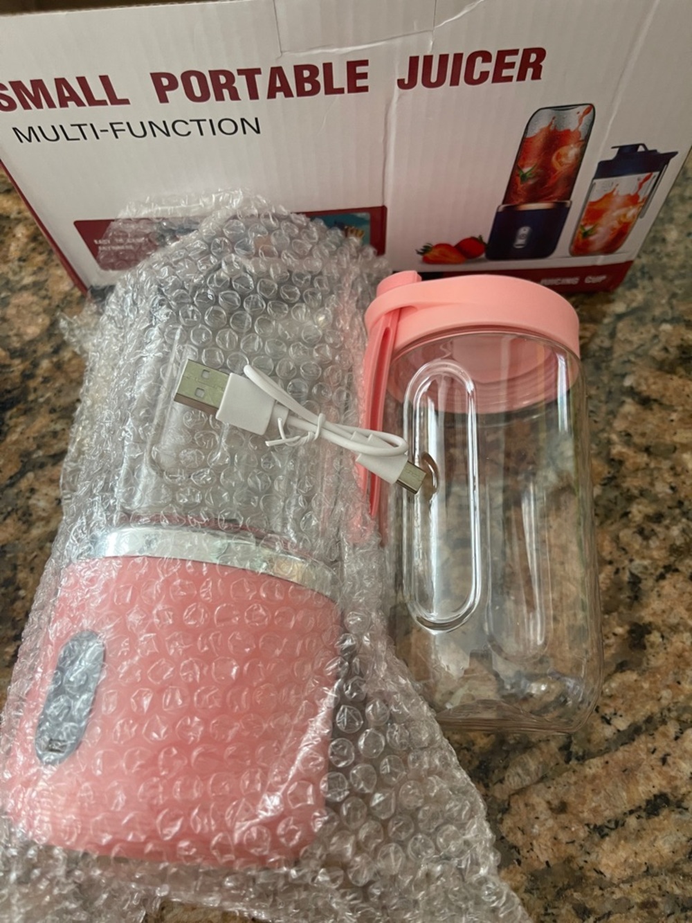 New Portable Small Juicer Blender - Pink